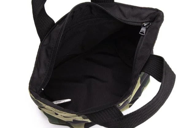アベイシングエイプA BATHING APE BAPE カモ柄ジップポーチ カーキ黒他 K-159953_011