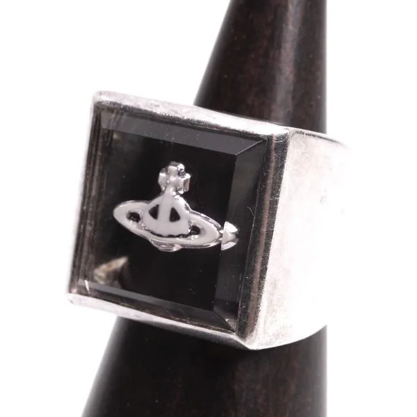 Vivienne Westwood Square Orb Ring Silver S(About US6) K-159955_001