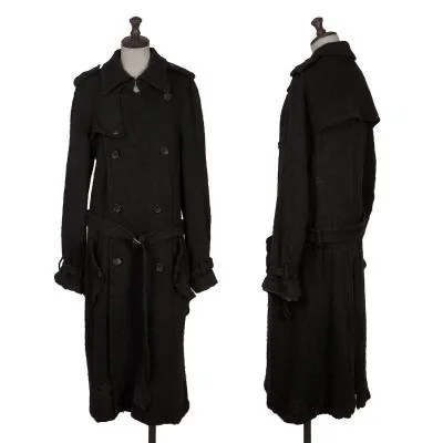 tricot COMME des GARCONS Fulling Wool Trench Coat