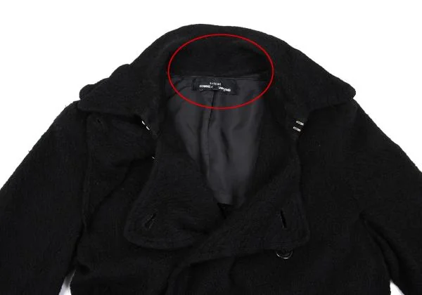 tricot COMME des GARCONS Fulling Wool Trench Coat K-159960_008