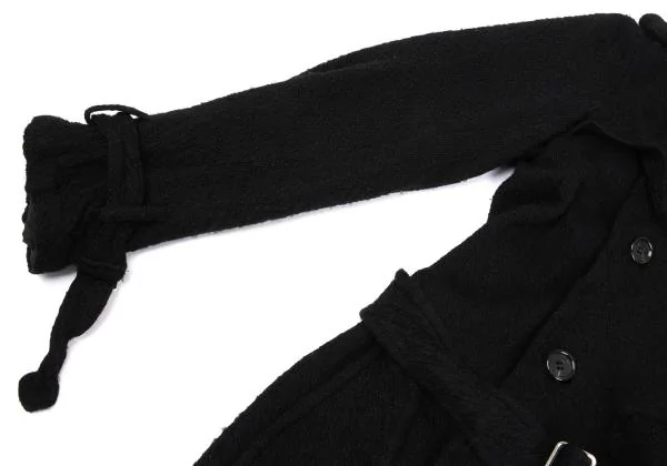 tricot COMME des GARCONS Fulling Wool Trench Coat K-159960_010