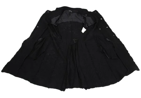 tricot COMME des GARCONS Fulling Wool Trench Coat K-159960_014