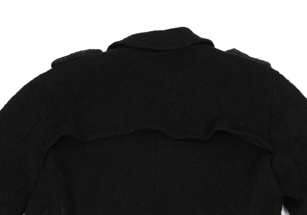 tricot COMME des GARCONS Fulling Wool Trench Coat K-159960_016
