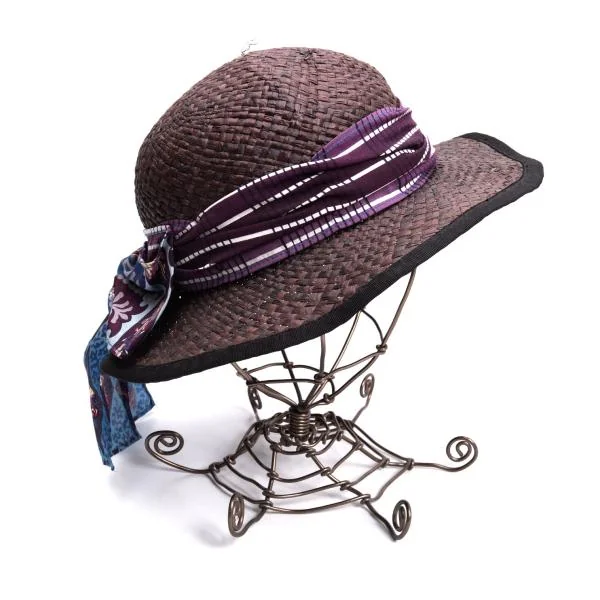 ANNA SUI Scarf Design Straw Hat K-159961_005