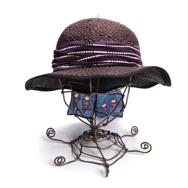ANNA SUI Scarf Design Straw Hat K-159961_006