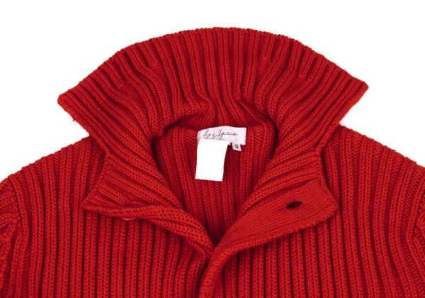 Yohji Yamamoto FEMME Wool Rib Knit Jacket K-159968_006