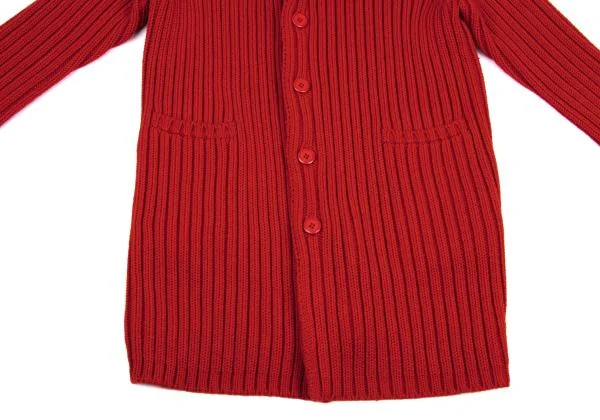 Yohji Yamamoto FEMME Wool Rib Knit Jacket K-159968_009