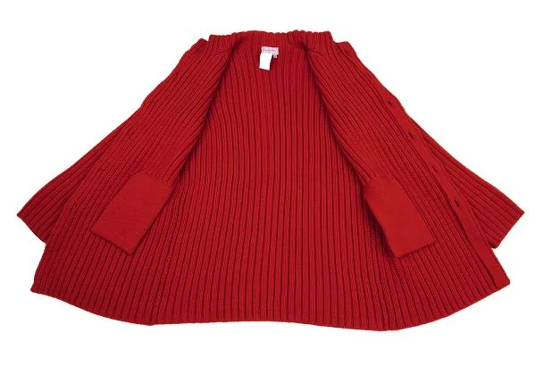 Yohji Yamamoto FEMME Wool Rib Knit Jacket K-159968_011
