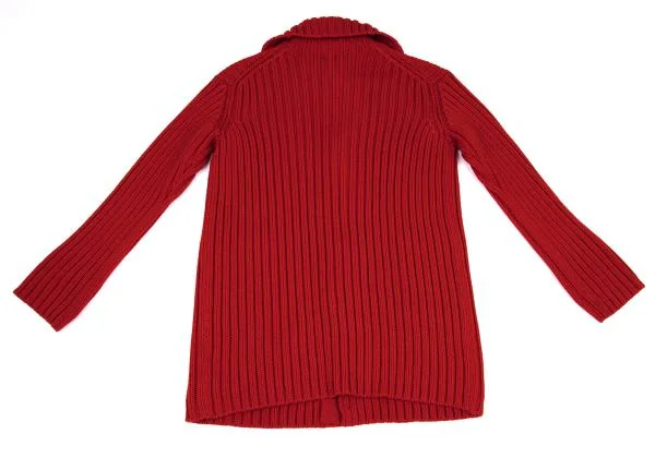 Yohji Yamamoto FEMME Wool Rib Knit Jacket K-159968_012