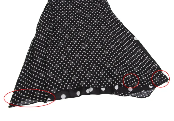 LIMI feu Silk Dot Wrap Skirt K-159969_004