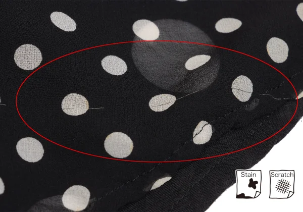 LIMI feu Silk Dot Wrap Skirt K-159969_009