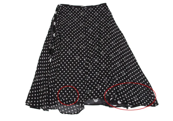 LIMI feu Silk Dot Wrap Skirt K-159969_015