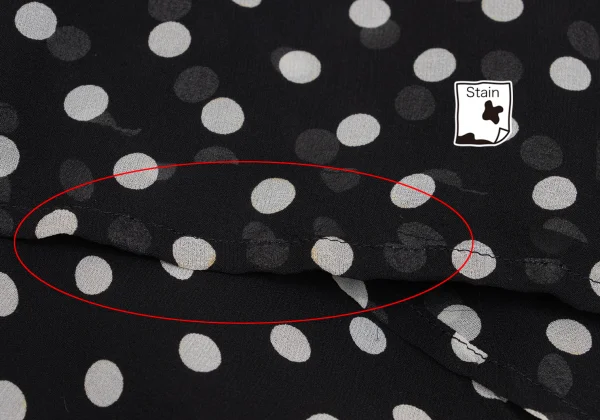 LIMI feu Silk Dot Wrap Skirt K-159969_016