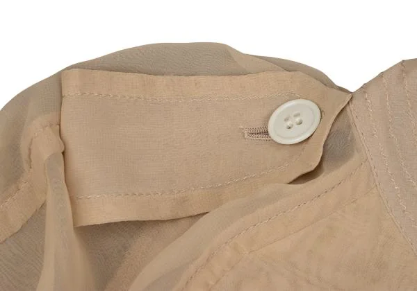 COMME des GARCONS See-through Sheeting Poncho Jacket K-159974_009