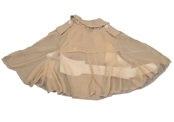 COMME des GARCONS See-through Sheeting Poncho Jacket K-159974_014
