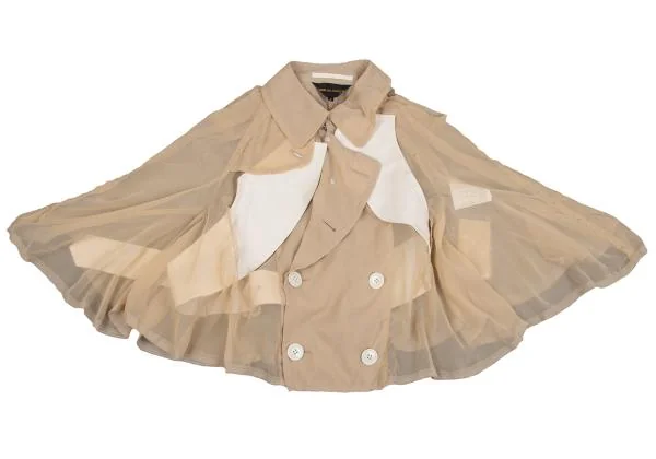 新品!コムデギャルソンCOMME des GARCONS シースルーセットアップ ベージュS K-159976_003