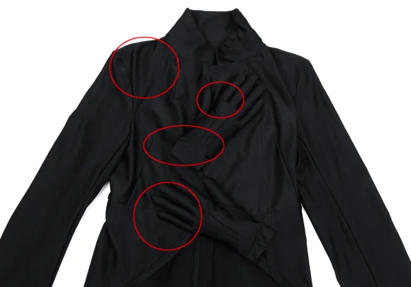 COMME des GARCONS Gloves Patched Design Pull-over Stretch Jacket K-159978_003