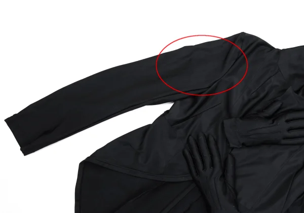 COMME des GARCONS Gloves Patched Design Pull-over Stretch Jacket K-159978_010