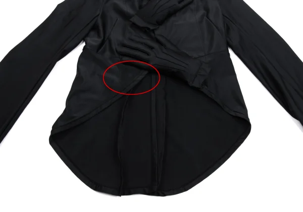 COMME des GARCONS Gloves Patched Design Pull-over Stretch Jacket K-159978_013