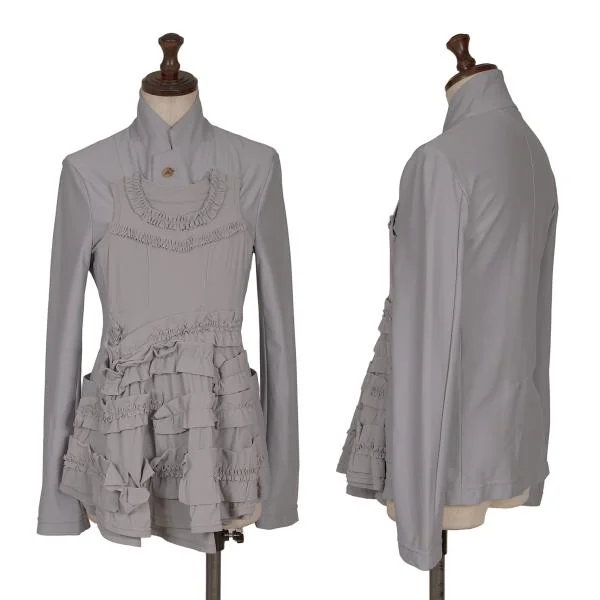 COMME des GARCONS Docking Stretch Pullover Jacket Grey S K-159979_001