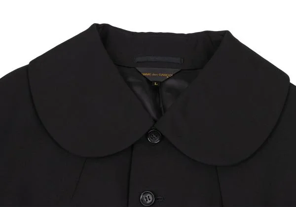 コムデギャルソンCOMME des GARCONS ラウンドカラー2WAYジャケット 黒L K-159983_003