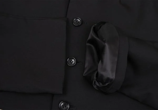 コムデギャルソンCOMME des GARCONS ラウンドカラー2WAYジャケット 黒L K-159983_006