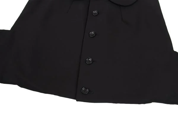 コムデギャルソンCOMME des GARCONS ラウンドカラー2WAYジャケット 黒L K-159983_007