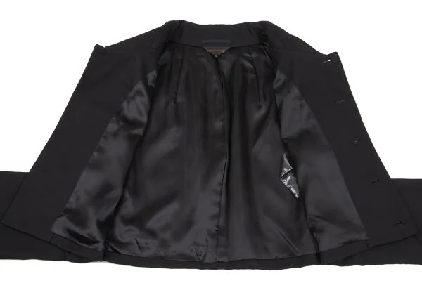 コムデギャルソンCOMME des GARCONS ラウンドカラー2WAYジャケット 黒L K-159983_008