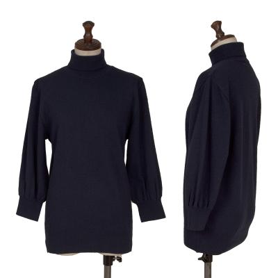 COMME des GARCONS Wool Nylon Turtleneck Knit Sweater