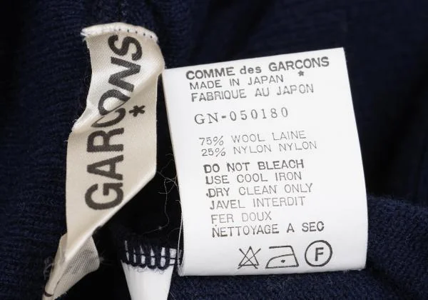 COMME des GARCONS Wool Nylon Turtleneck Knit Sweater K-159985_013