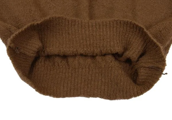 コムデギャルソンCOMME des GARCONS アルパカVネックニットセーター 茶M位 K-159986_010