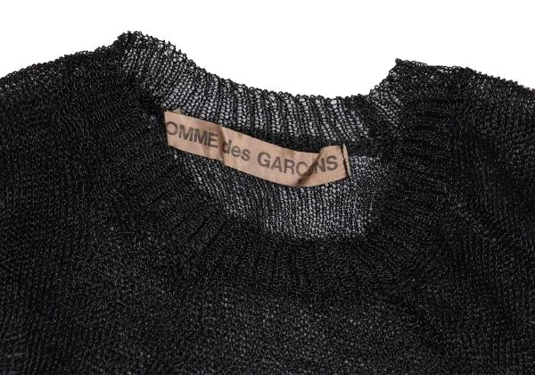COMME des GARCONS Dyed Center Circle Cutting Sleeveless Mesh Top K-159987_004
