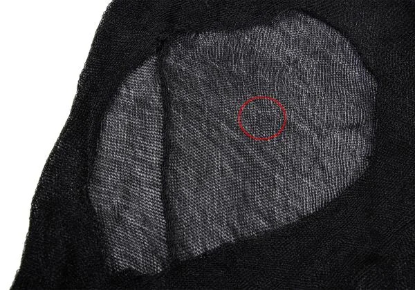 COMME des GARCONS Dyed Center Circle Cutting Sleeveless Mesh Top K-159987_007
