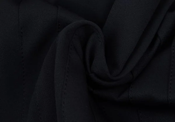コムデギャルソンCOMME des GARCONS ポリベルテッドプリーツラップスカート 紺M K-159988_010