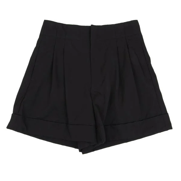 COMME des GARCONS Wool Gaba Shorts Black S K-159991_001