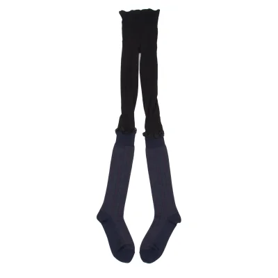 COMME des GARCONS Lace Switching Socks Leggings