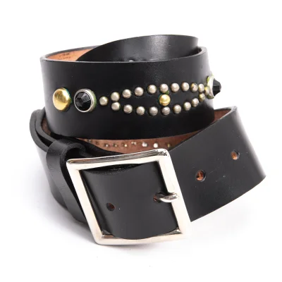 COMME des GARCONS ×WOLF'S HEAD Studs Leather Belt