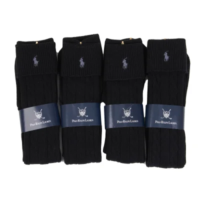 POLO by Ralph Lauren Pony Embroidered Four Pairs of Socks