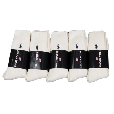 POLO SPORT RALPH LAUREN Pony Embroidered Five Pairs of Socks