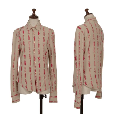 DIESEL Lady Printed Long Sleeve Shirt