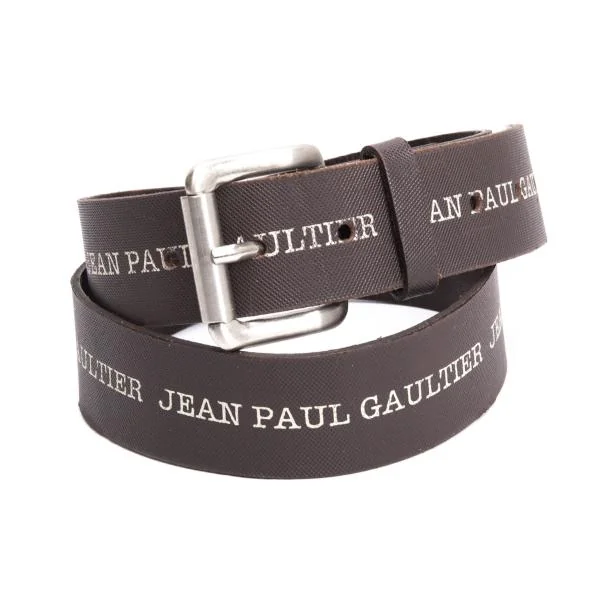 Jean Paul GAULTIER PARIS Logo Printed Belt Brown  K-160032_001