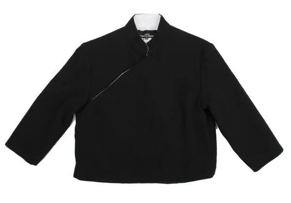 tricot COMME des GARCONS Wool Snap Jacket K-160033_002