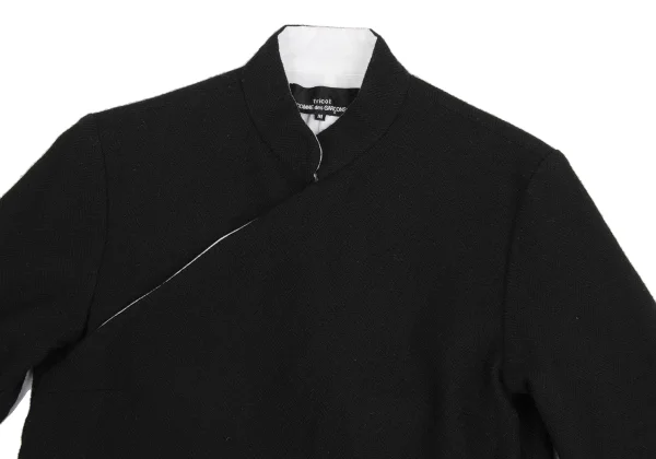 tricot COMME des GARCONS Wool Snap Jacket K-160033_003