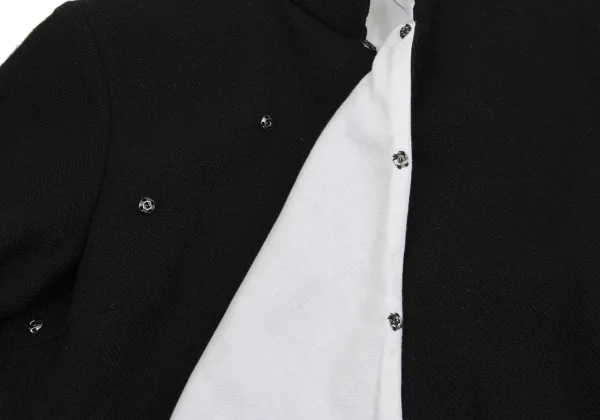 tricot COMME des GARCONS Wool Snap Jacket K-160033_009