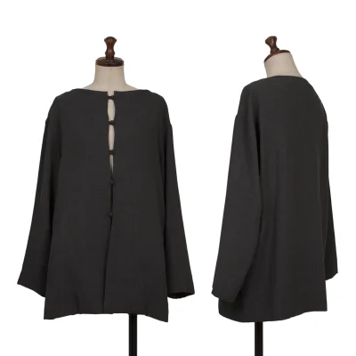 Plantation Wool Blend Chinese Button Jacket