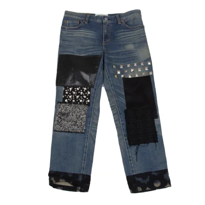 JUNYA WATANABE COMME des GARCONS denim Multi materials Patch Jeans