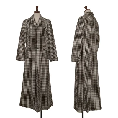 robe de chambre COMME des GARCONS Checker Long Coat