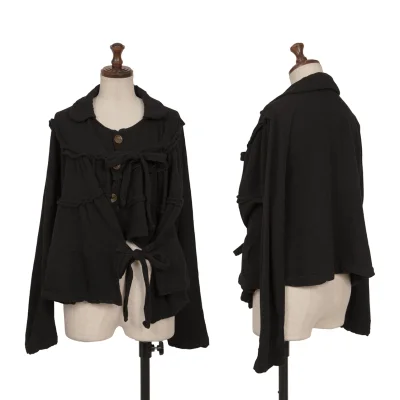 tricot COMME des GARCONS Dyed Strap Design Knit Jacket