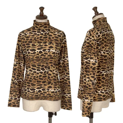 TOCCA Leopard High-neck Top