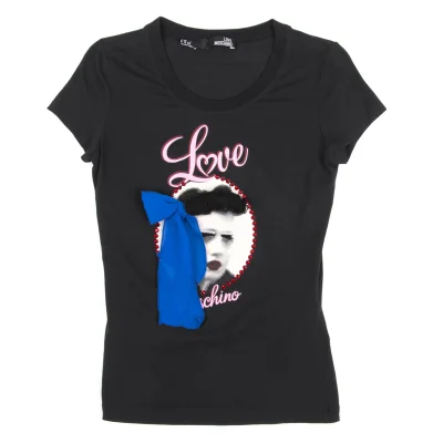  LOVE MOSCHINO Ornament Printed Design T-shirt
